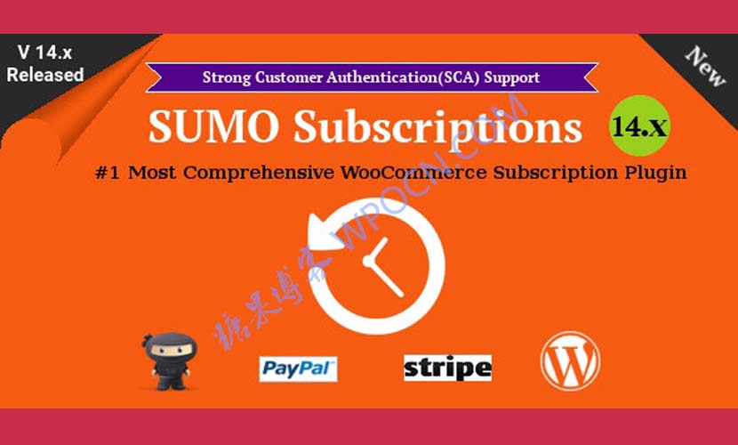 SUMO Subscriptions英文版插件 - 商城订阅系统插件-糖果博客