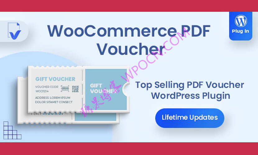 WooCommerce PDF Vouchers英文版插件 -  优惠券插件-糖果博客