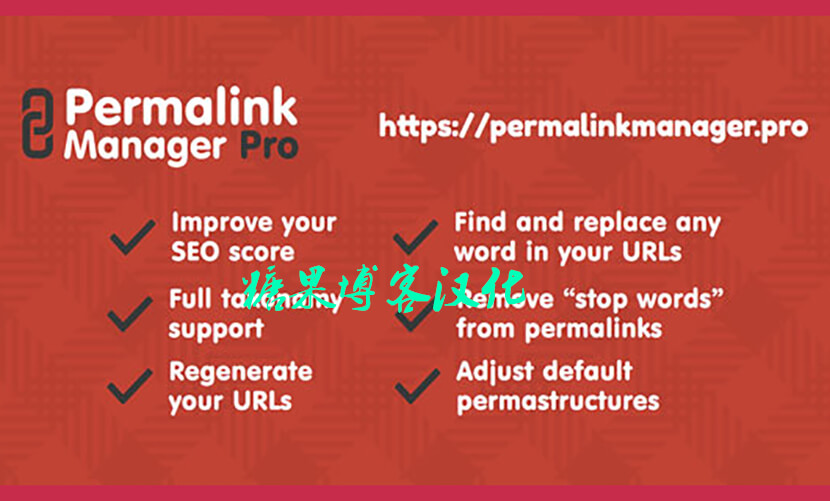 Permalink Manager Pro - 永久链接管理插件(已汉化)插图