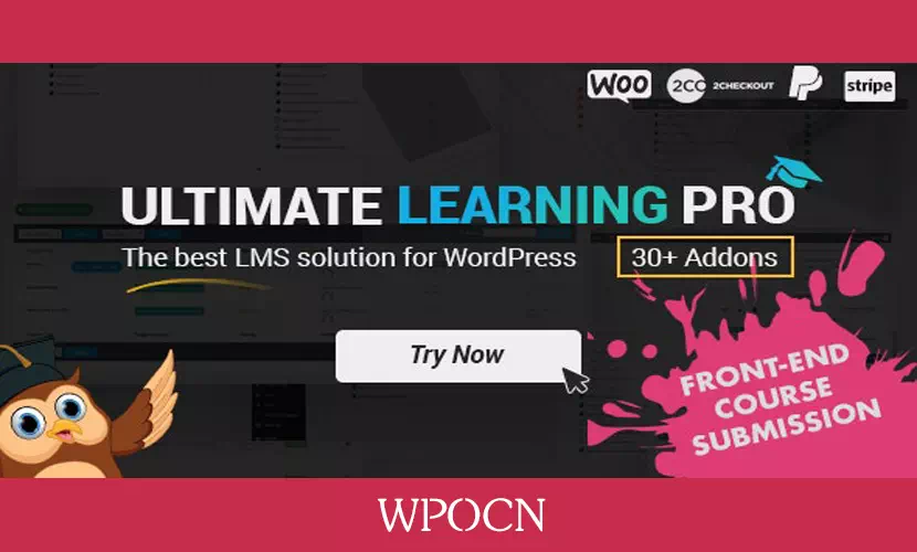 Ultimate Learning Pro英文版插件 – 课程教育培训插件-糖果博客