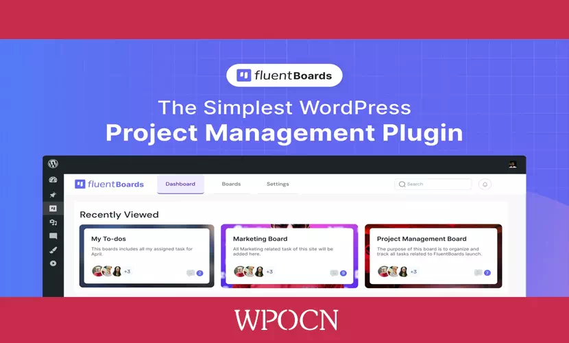 Fluent Boards Pro英文版插件 – 项目管理插件-糖果博客