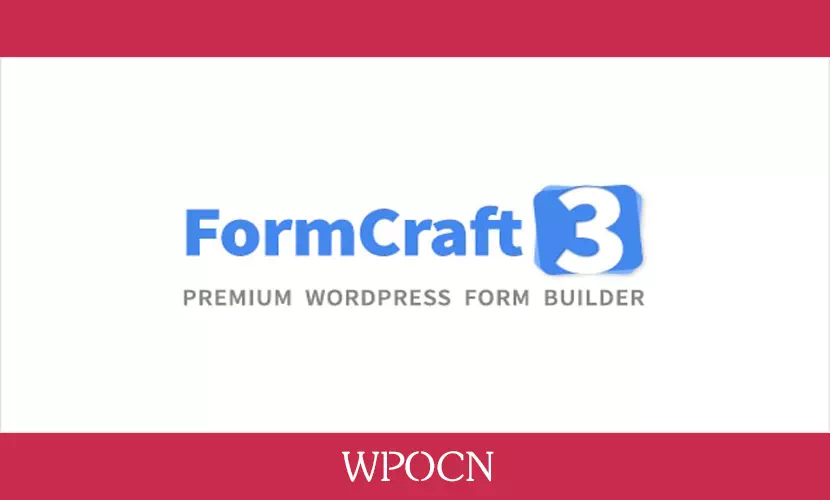 FormCraft英文版插件 – 表单构建插件-糖果博客