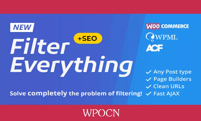 Filter Everything英文版插件 – 产品过滤器插件-糖果博客