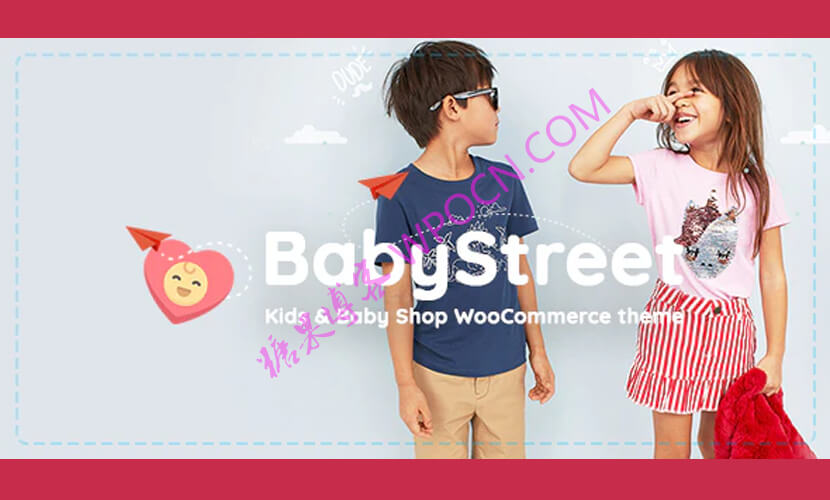 BabyStreet英文版主题 - 儿童玩具和服装店WooCommerce主题-糖果博客