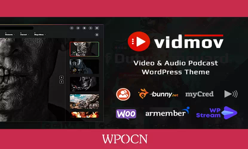 VidMov英文版主题 – 视频WordPress主题-糖果博客