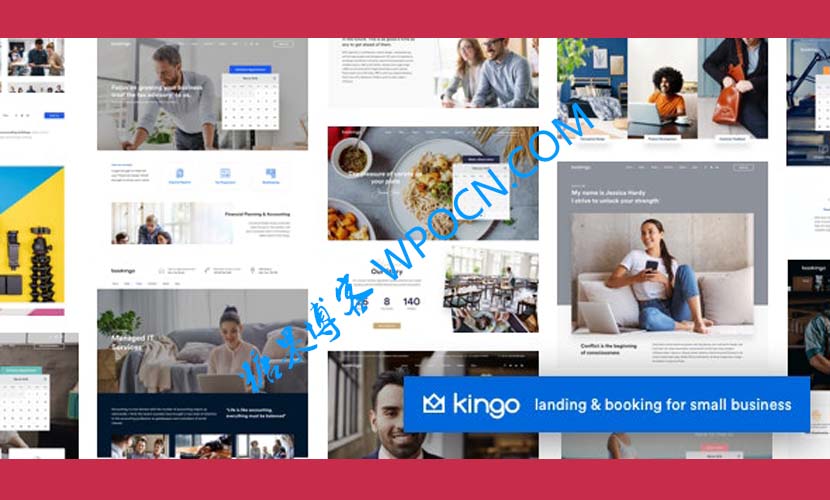 Kingo英文版主题 – 响应式企业网站WordPress主题-糖果博客