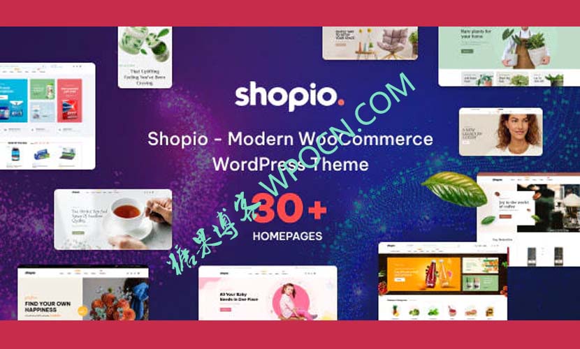 Shopio英文版主题 - 多用途电子商务WordPress主题-糖果博客