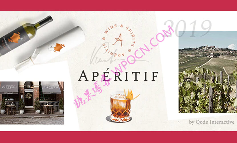 Aperitif英文版主题 – 葡萄酒商店和酒类商店WordPress主题-糖果博客
