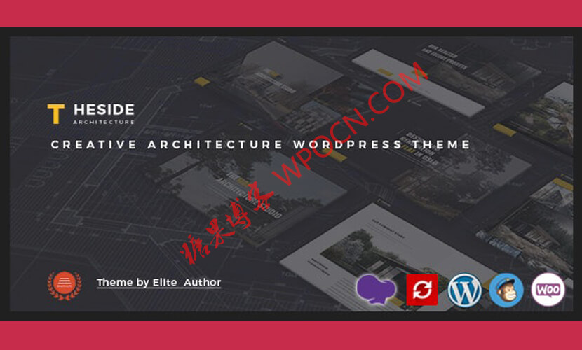 TheSide英文版主题 - 创意建筑艺术设计摄影WordPress主题-糖果博客