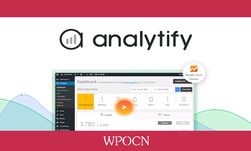 Analytify Pro英文版插件 – 谷歌分析插件-糖果博客