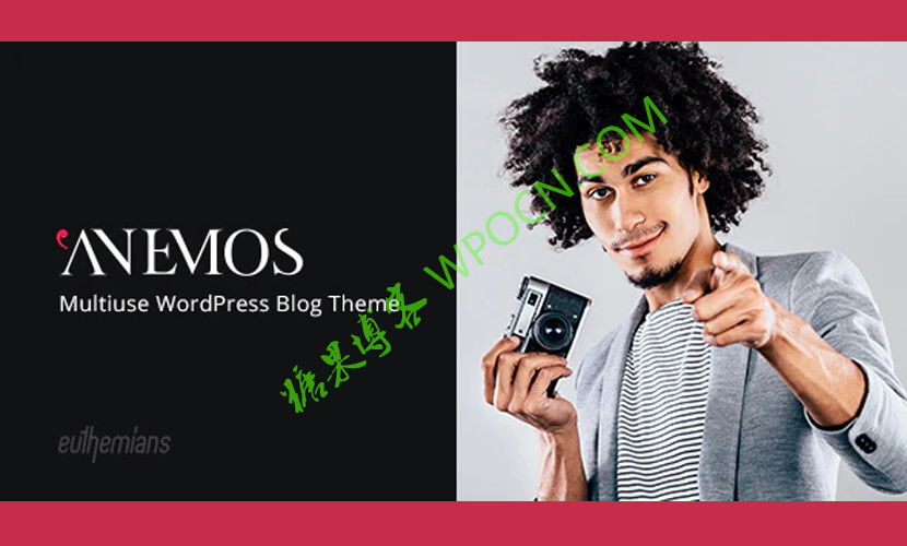 Anemos英文版主题 - 多用途博客WordPress主题-糖果博客