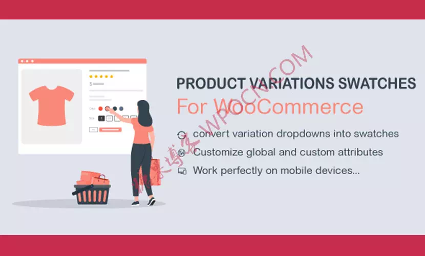WooCommerce Product Variations Swatches英文版插件 – 产品属性色板插件-糖果博客